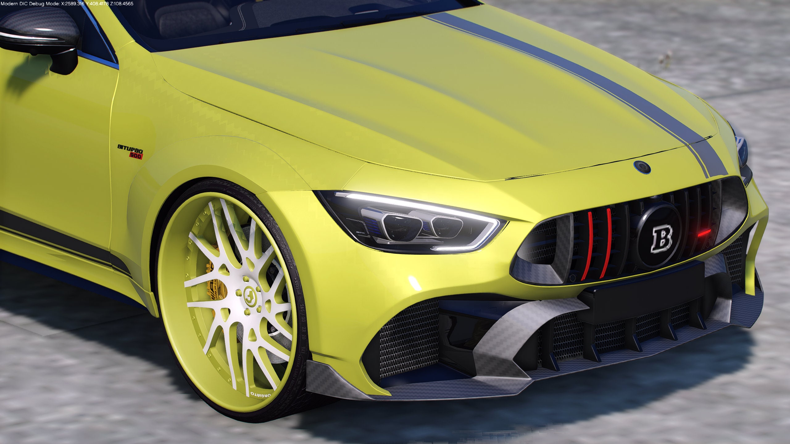 Brabus GT63 S Rocket 900 forgiatos Fivem Grand Theft Auto 5 Mod High ...