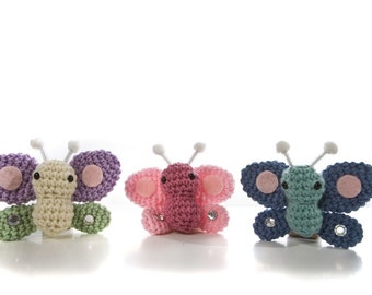 Bumblebee and Butterflies crochet patterns- PDF