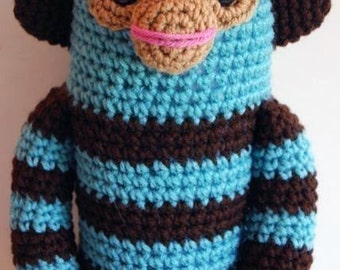 Sock Monkey Crochet pattern- PDF