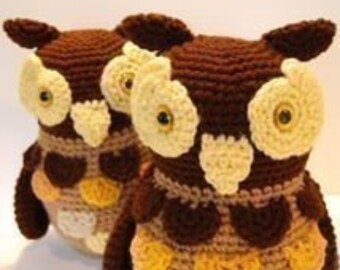 Extra Large Owl crochet pattern pdf