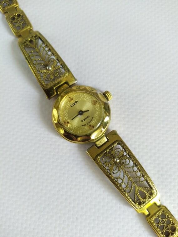 Mechanical Women Watch 15 Jewels, Vintage Ladies Watch Luch