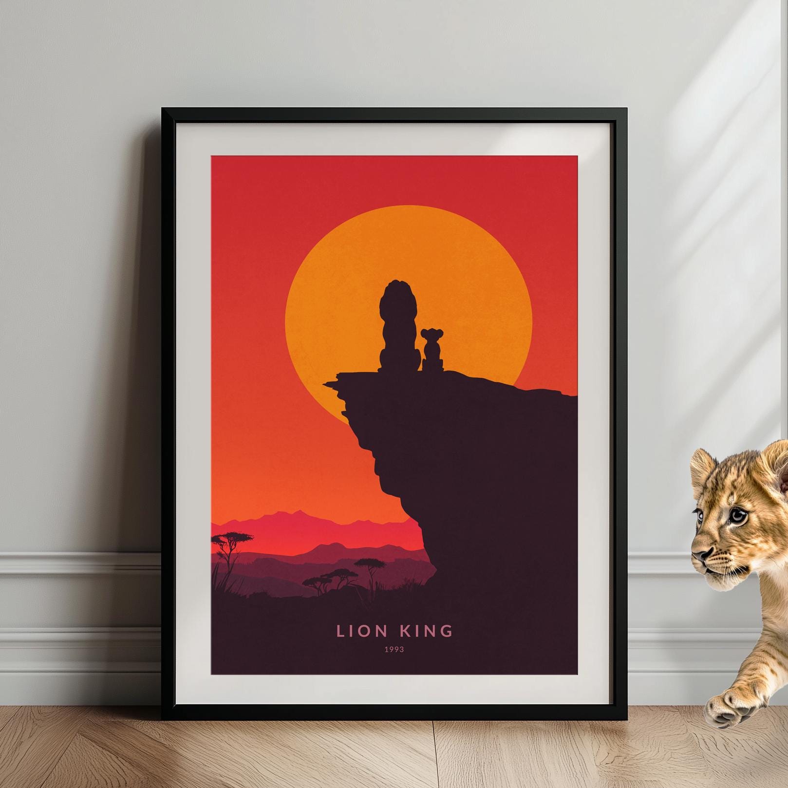 Lion king poster - Etsy 日本