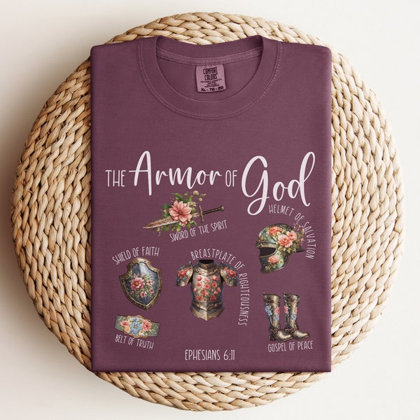 Christian PNG, Armor of God Sublimation Design, Bible Verse Shirt Design, Bible Verse Ephesians Digital Download, Faith PNG Design