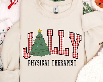 Jolly Psychical Therapist Christmas Tree PNG Digital Download