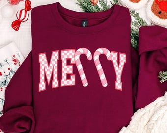 Merry Candy Canes Christmas Holiday PNG Digital Download