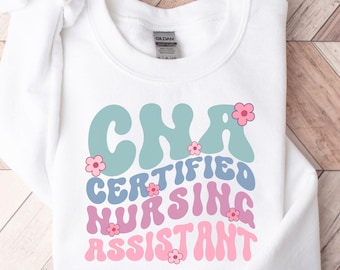 CNA Certified Nursing Assistant Floral SVG PNG, Sublimation Cut File Digital Download