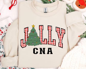 Jolly CNA Christmas Tree Holiday PNG Digital Download