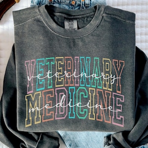 Veterinary Medicine Varsity Retro Png, Vet Png, Vet Tech Png, Vet Staff Png, Veterinary Nurse Png Digital Download