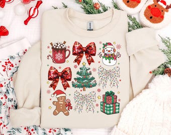 Christmas Collage Coquette PNG Digital Download