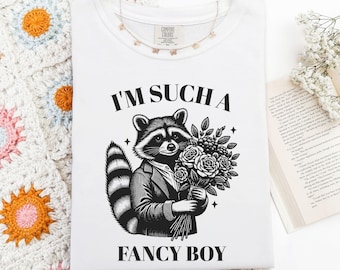 Fancy Raccoon Funny Png Digital Download
