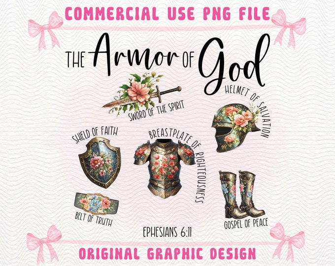 Armor of God Clip Art, Full Armor of God PNG, Ephesians 6, Christian ...