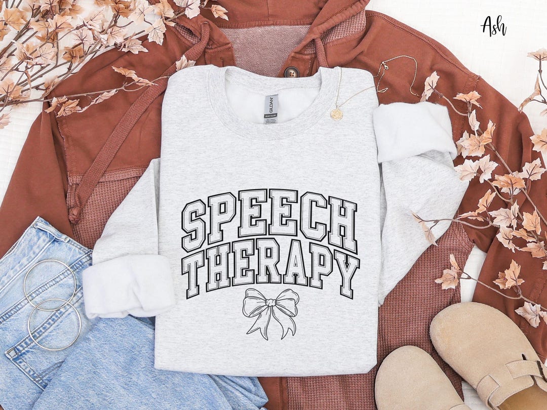Speech Therapy Varsity PNG With Coquette Bow, SLP Week Gift DIY - Etsy