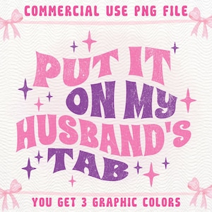 Le mettre sur la tablette de mon mari PNG ondulé rétro, femme maman drôle rose png, fille douce girly boujie esthétique, design tendance par sublimation pour chemises