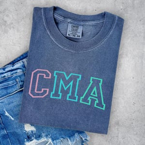 CMA Nurse Varsity Png, Certified Medical Assistant Grad png, Gift for Nurse Digital File, Nurse Graduation Gift, Nurse School, Nurse