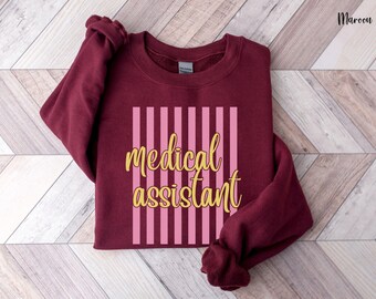 Medical Assistant Stripes SVG PNG Digital Download