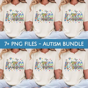 Paquete de imágenes del Equipo de Apoyo Familiar para el Autismo, Concientización sobre el Autismo, Mamá, Tía, Abuela y Hermana con Autismo, Autismo, Mes del Autismo, Educación Especial