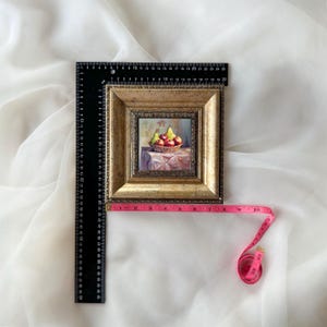 🖼 Small Size :
✉️Frameless: Width:   10 cm -   3.93 inch Height:  10 cm -   3.93 inch Depth:    0.3 cm -   0.11 inch
✉️Noble Style Framed:
Framed Width:   20 cm -   7.87 inch
Framed Height:  20 cm -   7.87 inch
Framed Depth:    2 cm -   0.78 inch