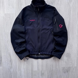 Vintage Mammut Black Softshell Jacket Full Zip Goprcore Style image 1