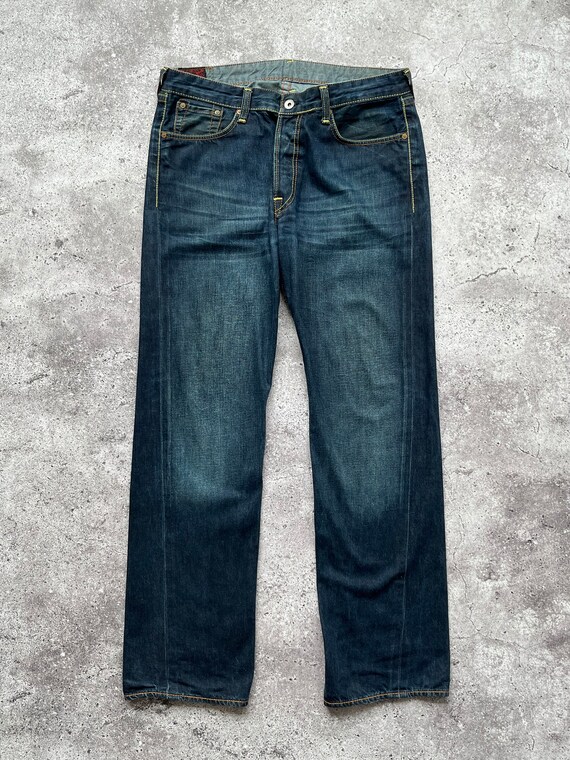 Vintage Evisu Jeans 90s Big Embroidered Pocket Lo… - image 10