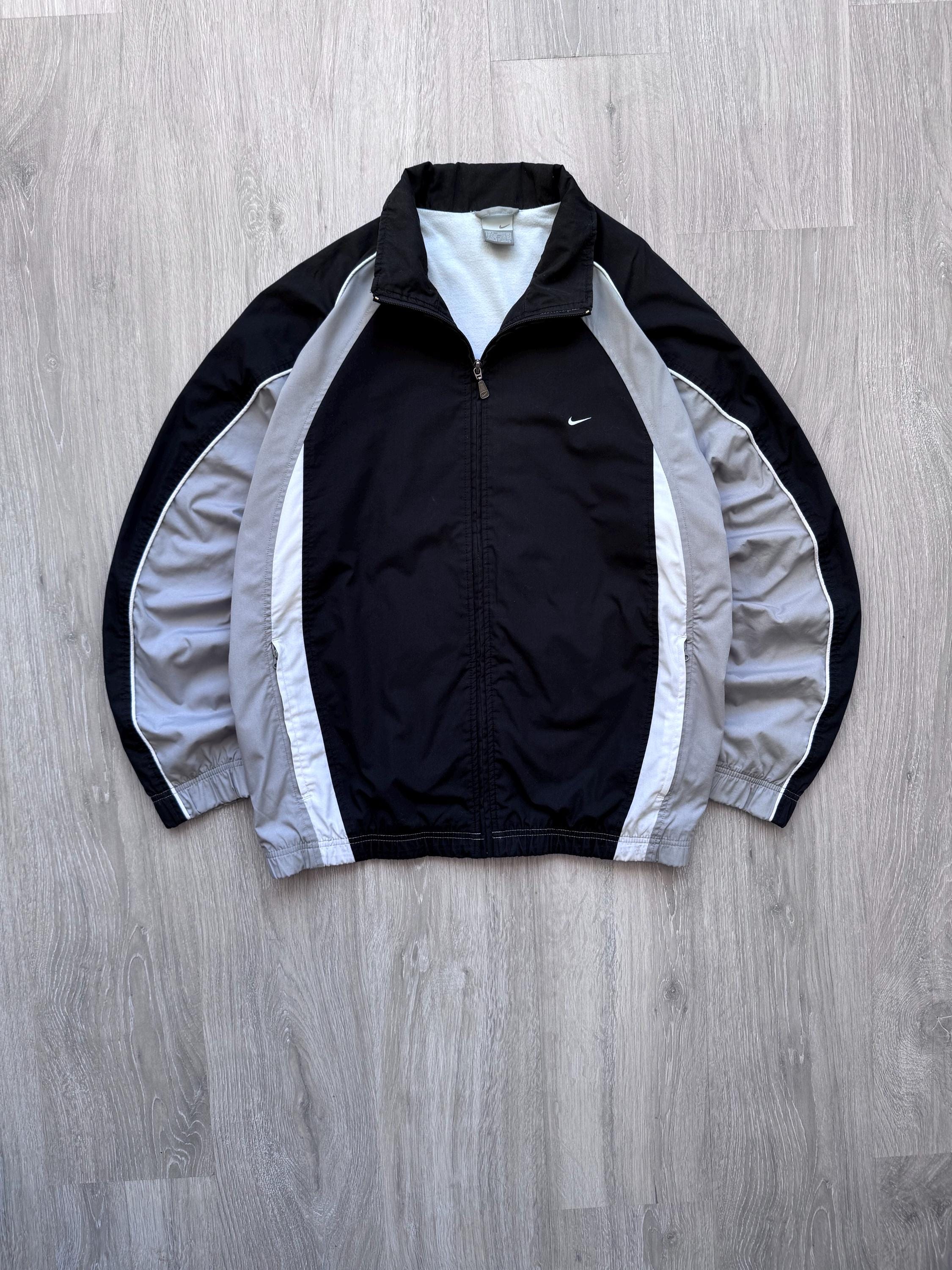 Nike Vintage 00's Nylon Trackjacket Windbreaker Mini Swoosh Logo