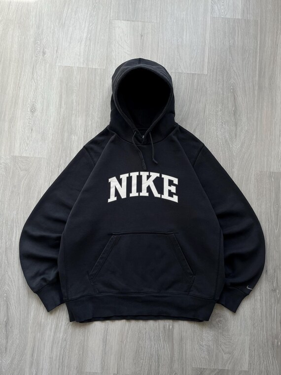 Vintage Nike Y2K Baggy Hoodie Big Nike Center Logo Etsy Canada