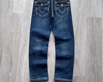 True Religion Super T Baggy Jeans Tasche Logo