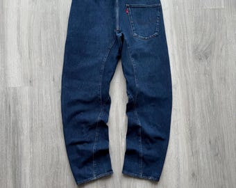 Vintage Levis 570 Engineered Jeans Premium Herr Baggy Fit Y2K