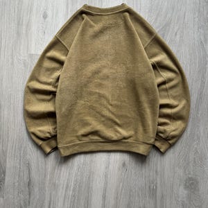 Vintage Nike 90s Fleece Sweatshirt Crewneck Big Center Swoosh Nike Embroidered Logo Unisex Rare image 3