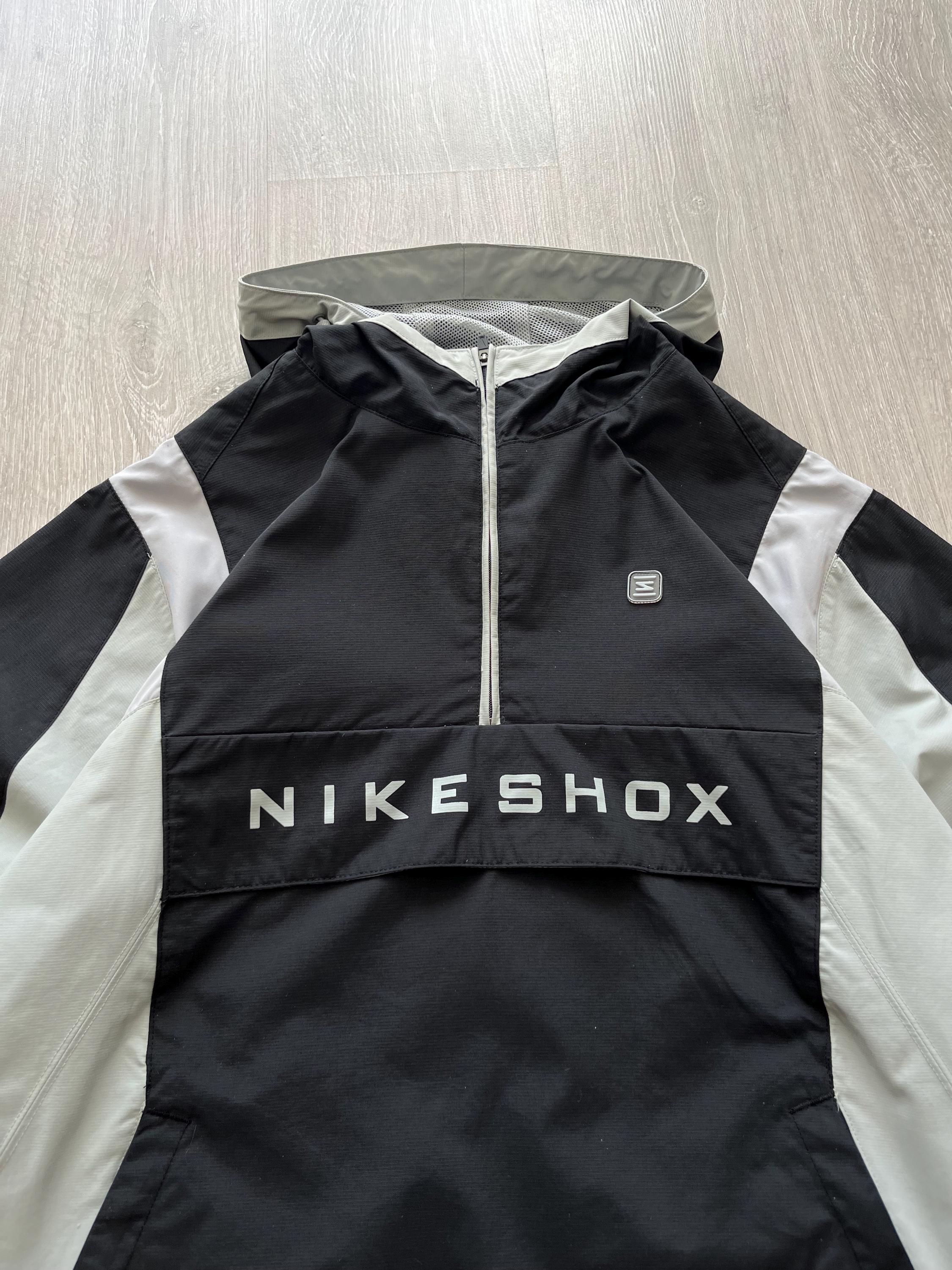 Nike Shox Nylon Jacket サイズM VTG Nike Shox Navy Nylon Track Jacket | eBay