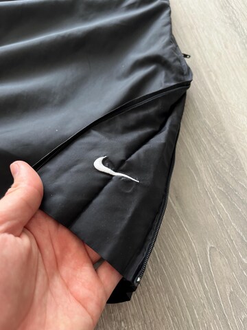 Nike Vintage 00’s Y2K Black Nylon TrackPants Joggers Double Swoosh Logo