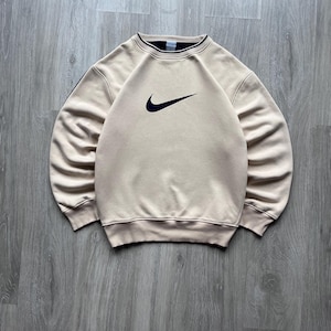 nike crewneck cream