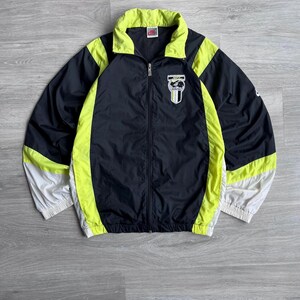 Vintage 90s Nike International Nylon Trackjacket Windbreaker Black