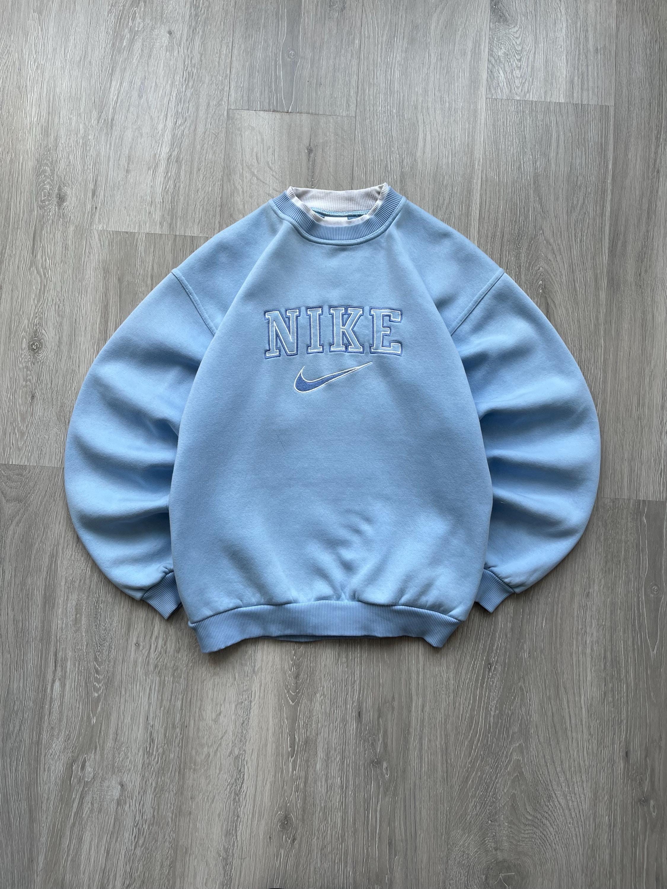 【NIKE】90s スウェット ボロ 刺繍ロゴ XL Y2K 背中スウッシュ NIKE】90s スウェット ボロ 刺繍ロゴ XL Y2K 背中スウッシュ