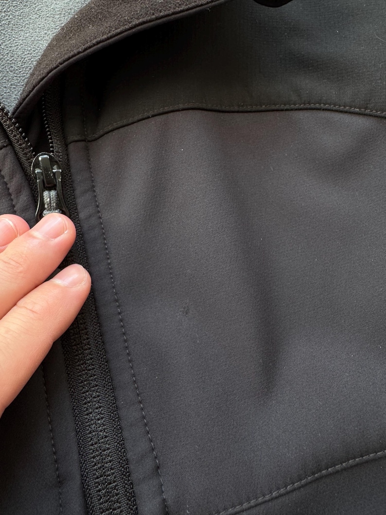 Vintage Mammut Black Softshell Jacket Full Zip Goprcore Style image 7