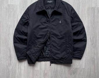 Yves Saint Laurent ジャケット vintage 90s 90s YSL Black Velvet Jacket | S-M - Lucky Vintage