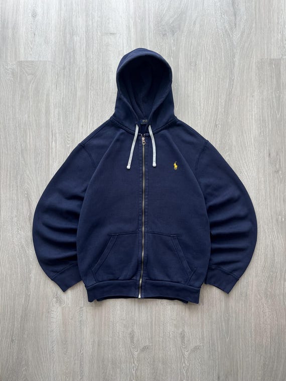 Винтажная толстовка с капюшоном Polo Ralph Lauren Baggy Zip up
