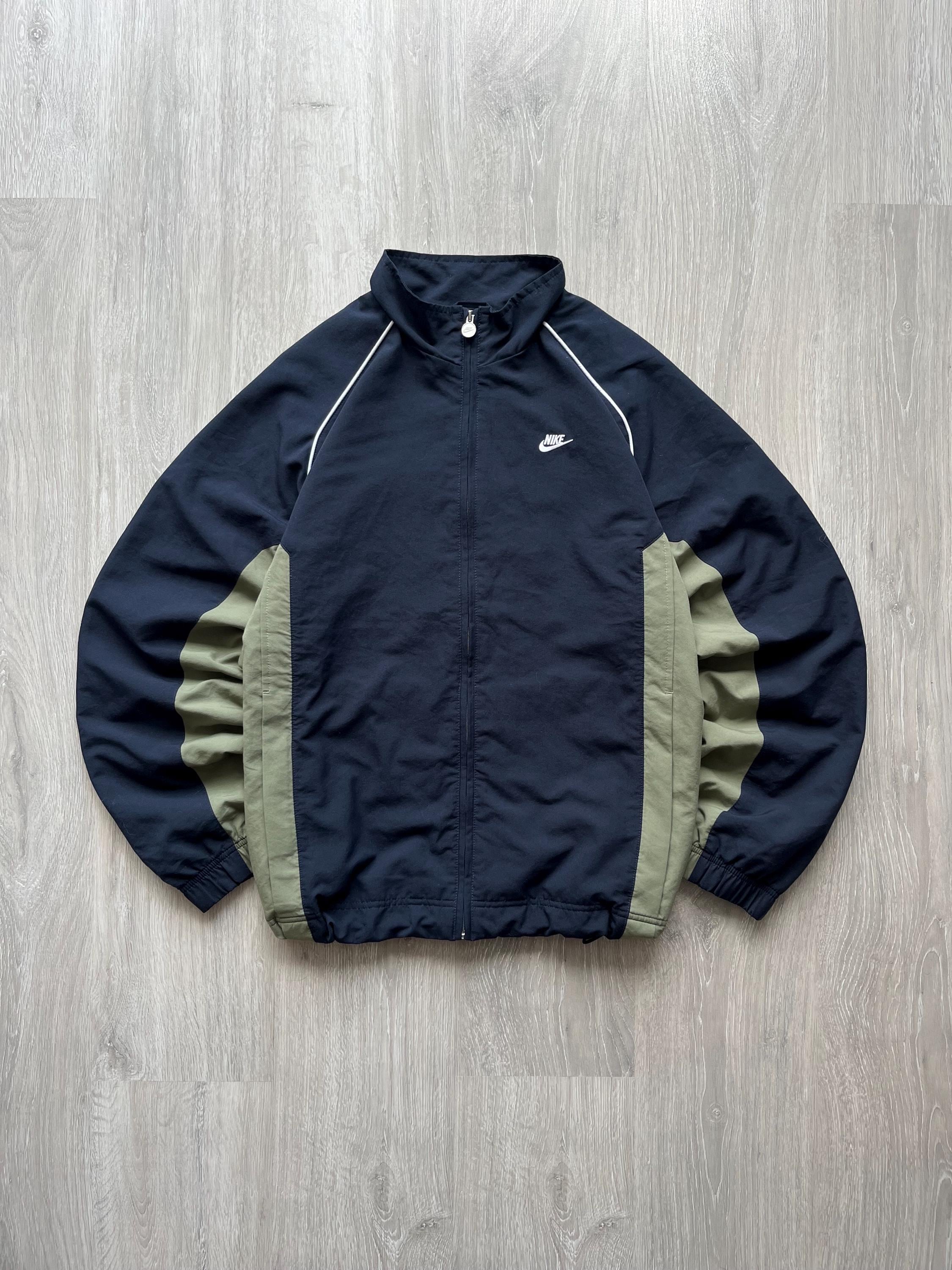 Nike Vintage 00's Nylon Track Jacket Windbreaker Mini Swoosh