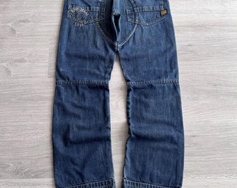 Vintage G-Star Baggy Jeans Backle Back Twisted Y2K