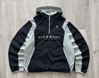 ジャケット・アウター 00's NIKE Nylon Anorak Jacket 00年製 NIKE Logo Nylon Anorak Parka 黒 L 00s ナイキ