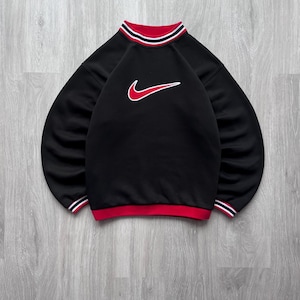 Vintage Nike Crewneck Sweatshirt Big Swoosh Logo 90s