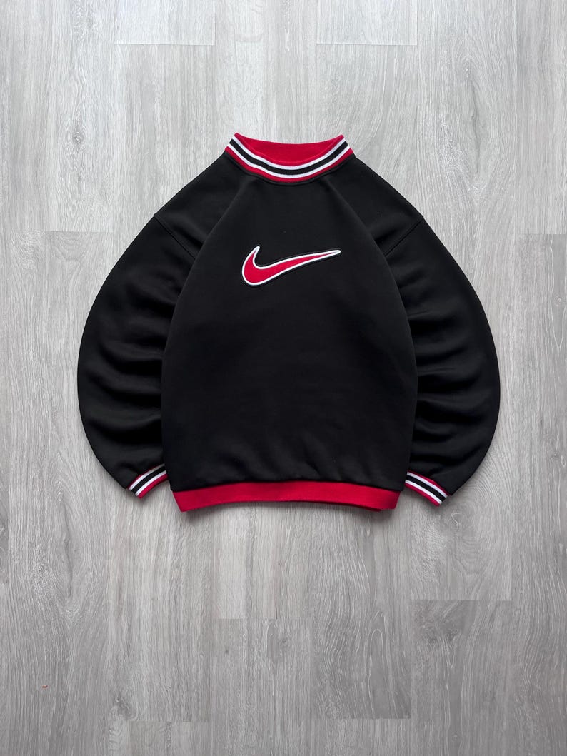 Vintage Nike Crewneck Sweatshirt Big Swoosh Logo 90s