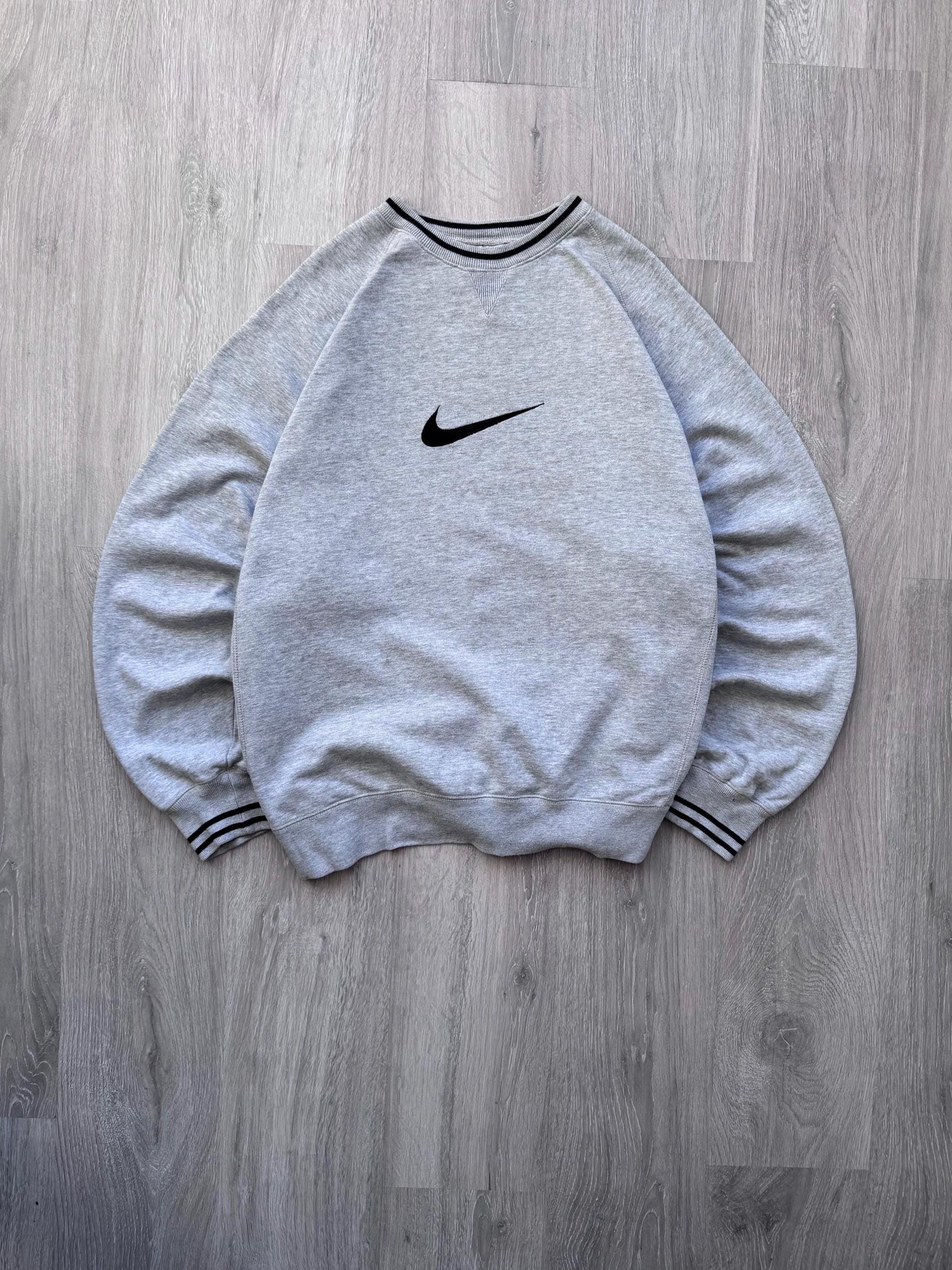 grey nike vintage jumper
