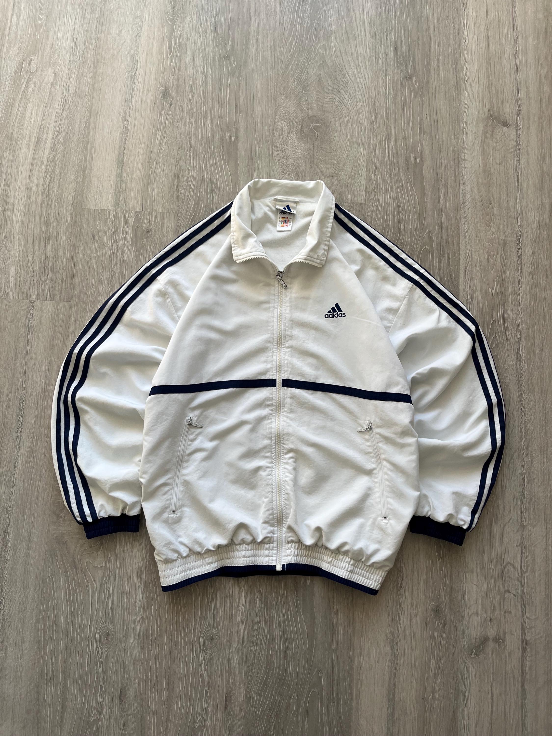 Vintage 1990s Adidas silver tag jacket Medium | eBay