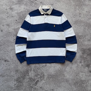 YVES SAINT LAURENT ボーダー ポロシャツ y2k Y2k polo shirt - Etsy 日本