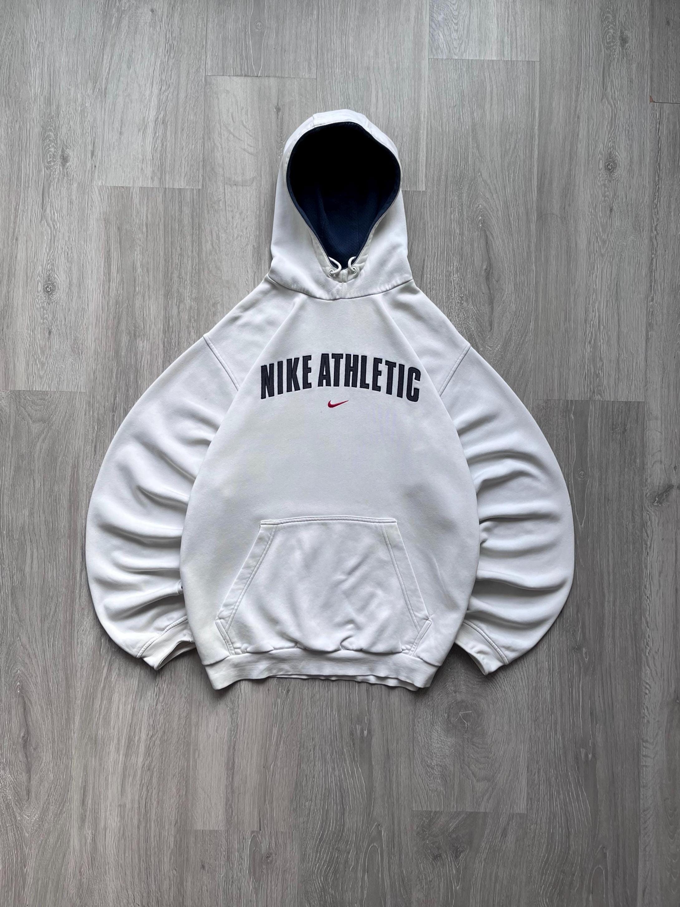 nike vintage white hoodie