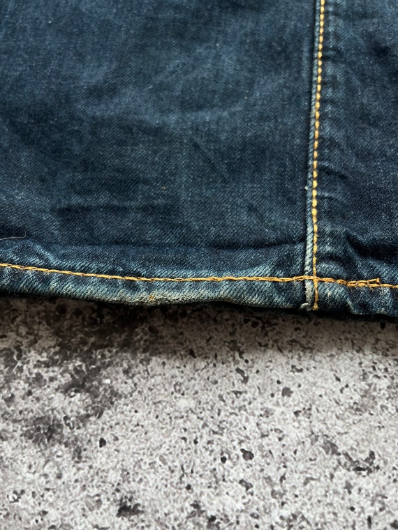Vintage Evisu Jeans 90s Big Embroidered Pocket Lo… - image 6
