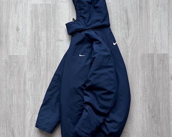 Nike Vintage 00's Nylon Track Jacket Windbreaker Mini Swoosh