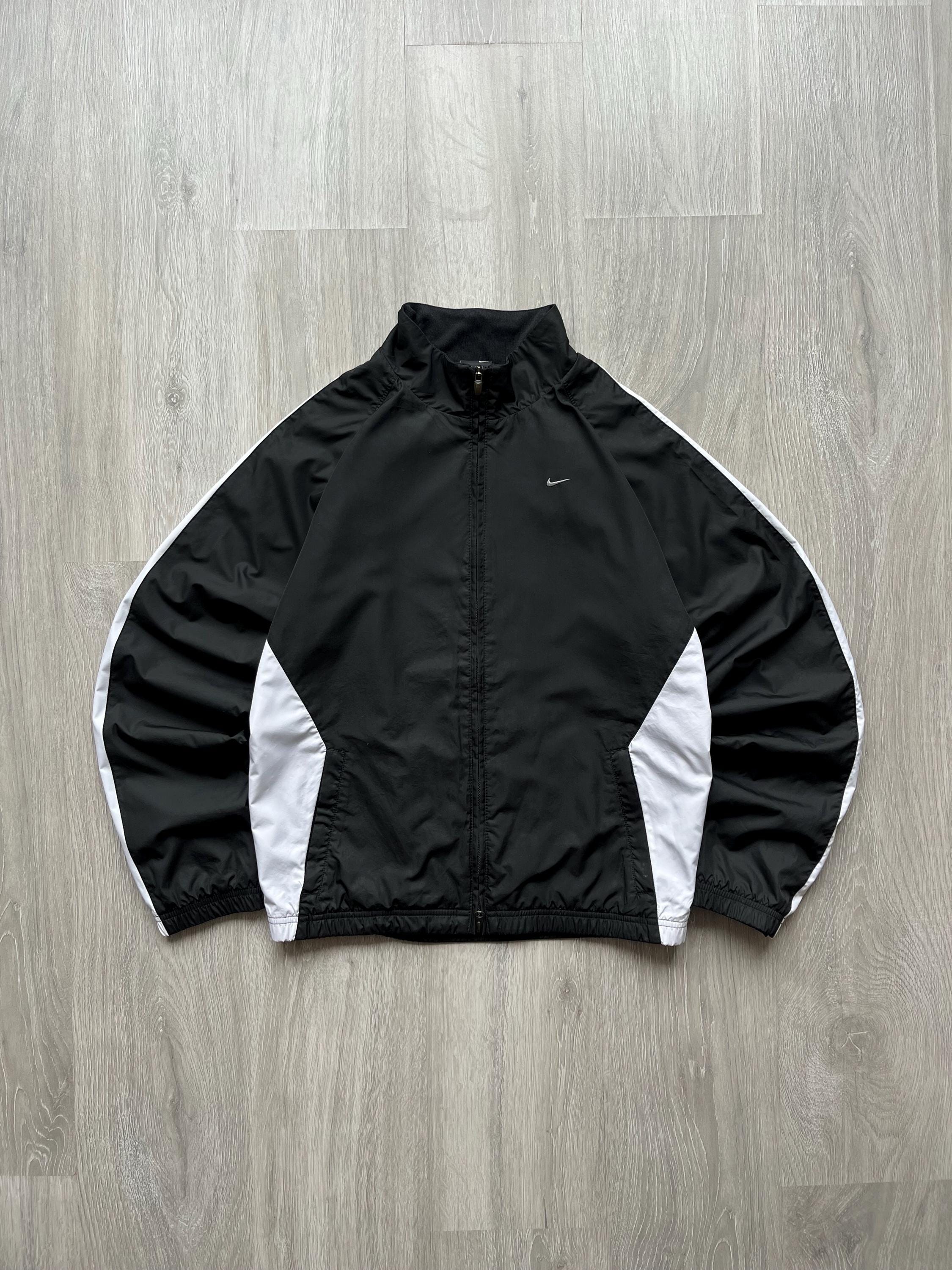 ジャケット・アウター 00s OLD NIKE swoosh logo nylon jacket Nike Jacket L 90s 00s Y2k Big Logo Swoosh Athletic