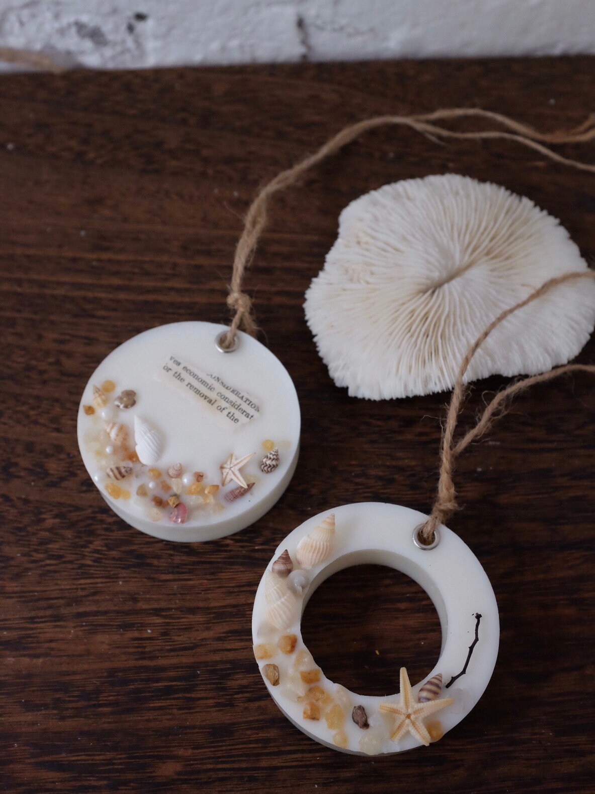 WHITE Soy Wax Sachet Gift , Wax Air Freshener , Wardrobe Closet ...