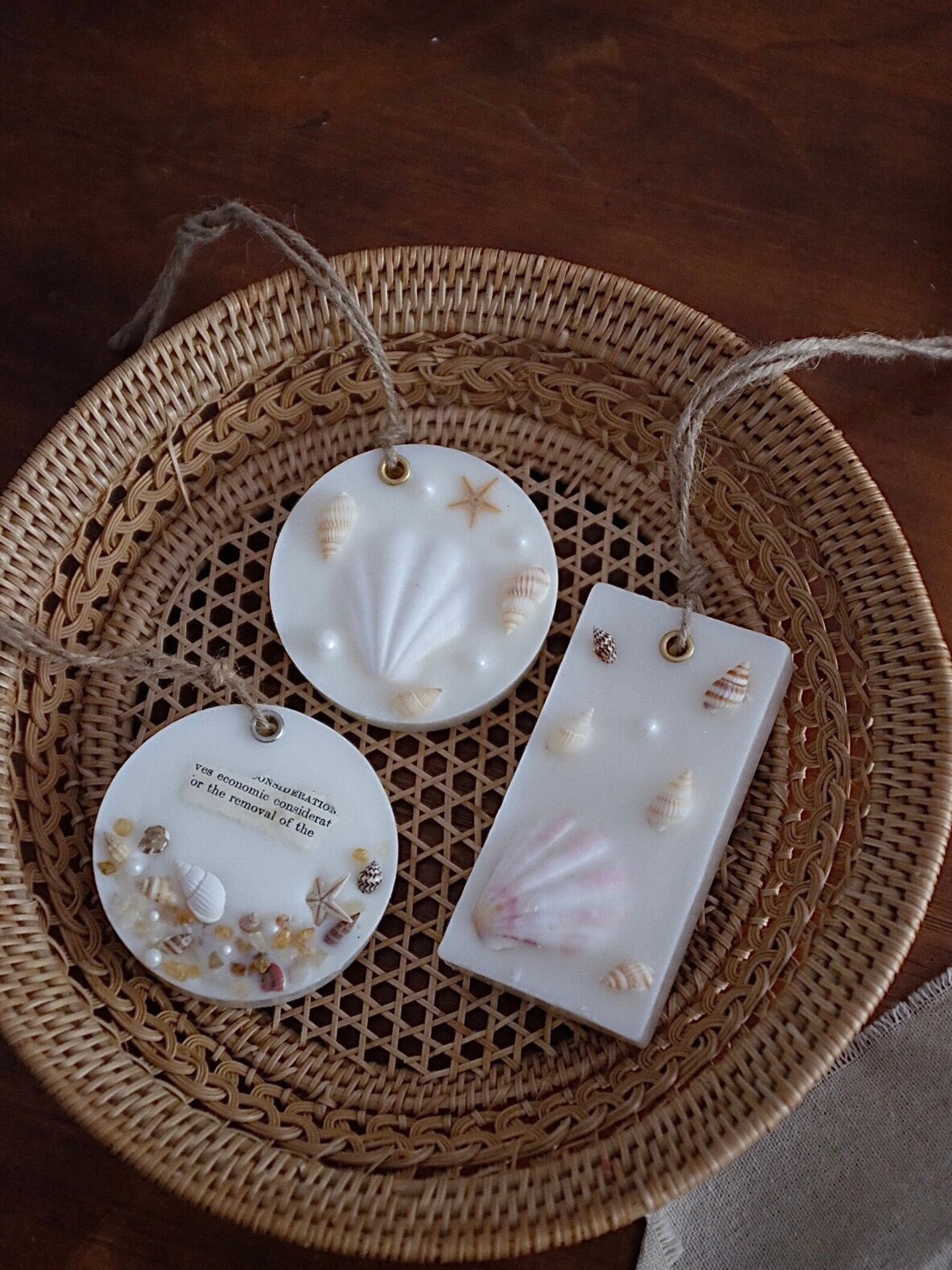 WHITE Soy Wax Sachet Gift , Wax Air Freshener , Wardrobe Closet ...